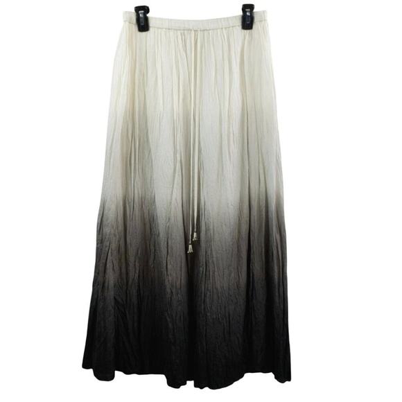 White House Black Market Dresses & Skirts - White House Black Market Ombré Silk Maxi Skirt Sz Medium WHBM Boho Witchy